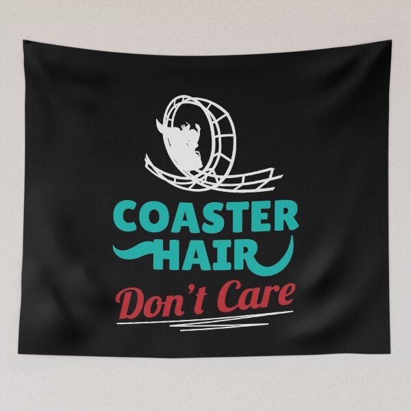 Item preview, RollerCoaster Coaster Hair Amusement designed and sold by MooonTees.
