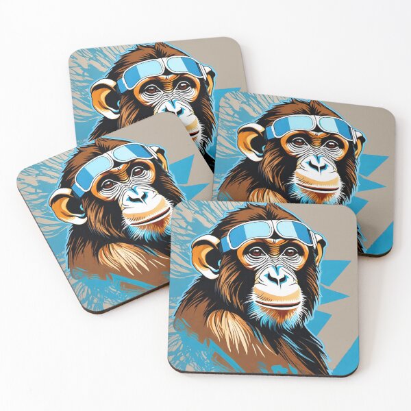 Item preview, Fur, Feathers & Pets Menagerie 08 - Monkey designed and sold by OurBarcode.