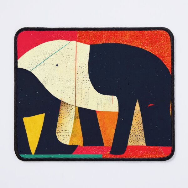 Item preview, Explore Simplistic & Minimalistic African Elephant Art designed and sold by ArtificialGenes.