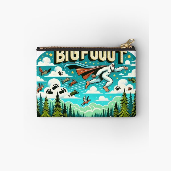 Item preview, Bigfoot's Enormous Footprint - Sasquatch Wilderness Art designed and sold by The-Library.
