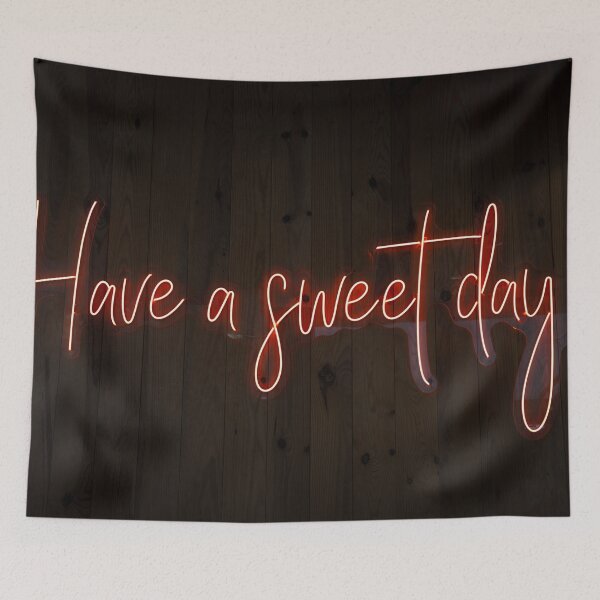 Item preview, Orange neon sign in a donut shop in Spain art print - Retro light street and travel photography designed and sold by Christa Stroo Photography.