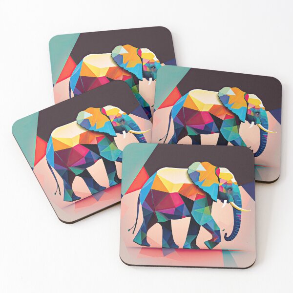 Item preview, Explore Simplistic & Minimalistic African Elephant Art designed and sold by ArtificialGenes.