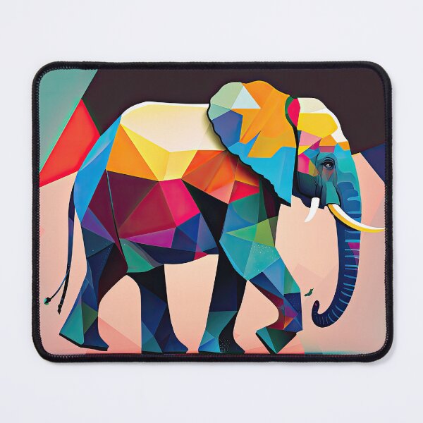 Item preview, Explore Simplistic & Minimalistic African Elephant Art designed and sold by ArtificialGenes.