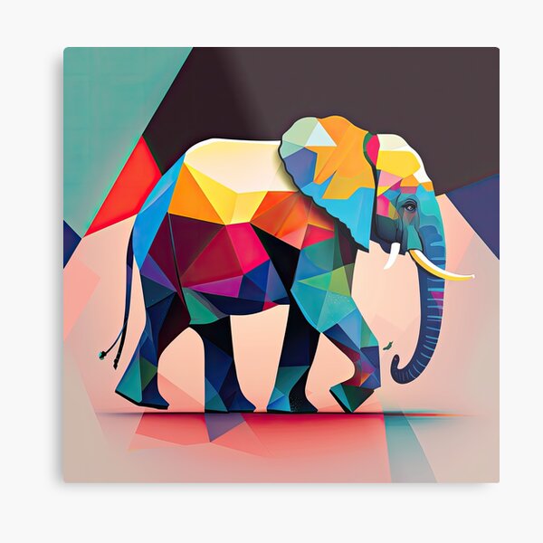 Item preview, Explore Simplistic & Minimalistic African Elephant Art designed and sold by ArtificialGenes.