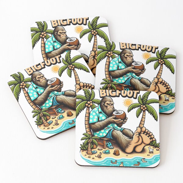 Item preview, Bigfoot's Enormous Footprint - Sasquatch Wilderness Art designed and sold by The-Library.