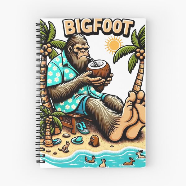 Item preview, Bigfoot's Enormous Footprint - Sasquatch Wilderness Art designed and sold by The-Library.