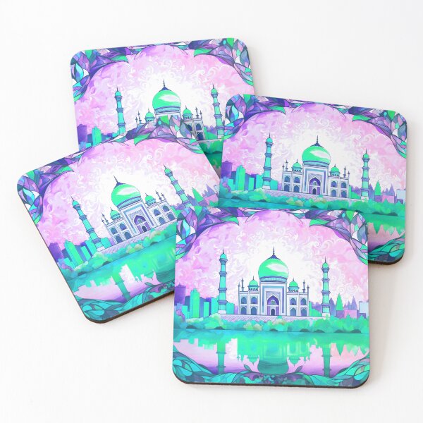 Item preview, The Taj Mahal, India, Turquoise, AI Generated Art - An Iconic Monument and Beautiful Tomb designed and sold by studioSharonKay.
