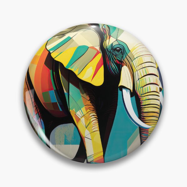 Item preview, Explore Simplistic & Minimalistic African Elephant Art designed and sold by ArtificialGenes.