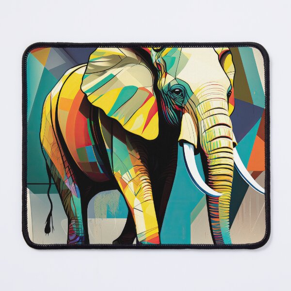Item preview, Explore Simplistic & Minimalistic African Elephant Art designed and sold by ArtificialGenes.