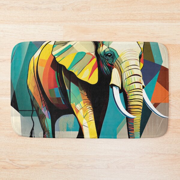 Item preview, Explore Simplistic & Minimalistic African Elephant Art designed and sold by ArtificialGenes.