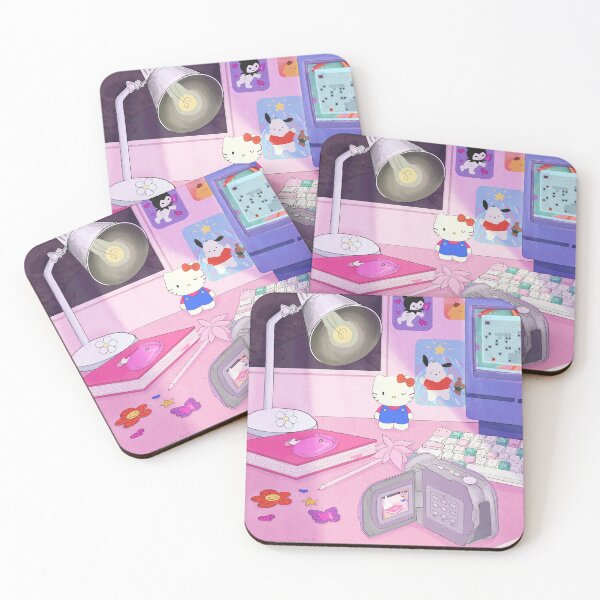 Item preview, Cute 90s Aesthetic Desk Setup designed and sold by abunnypunnyarts.