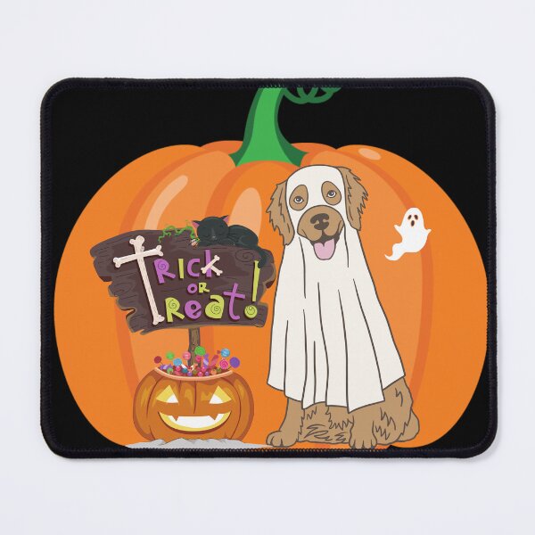 Item preview, Trick or Treat Golden Retriever dog designed and sold by Golden-Heaven.