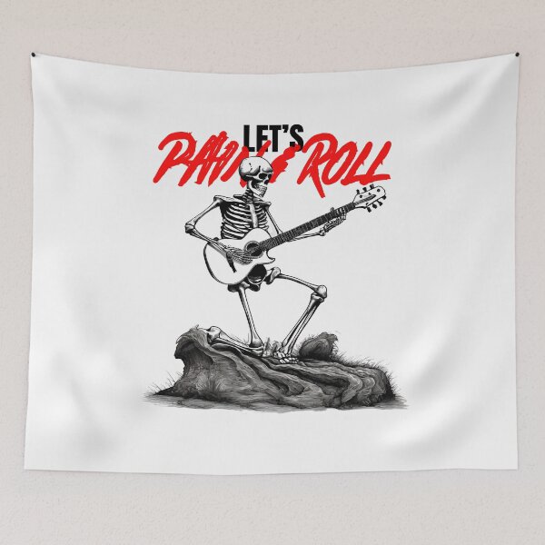 Item preview, Copie de Pain and Roll Skeleton, Rock & Roll designed and sold by Street-art21.