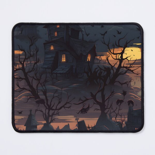 Item preview, Halloween abandoned house seamless designed and sold by Witchanun Komutthong.