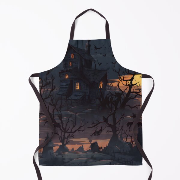 Item preview, Halloween abandoned house seamless designed and sold by Witchanun Komutthong.