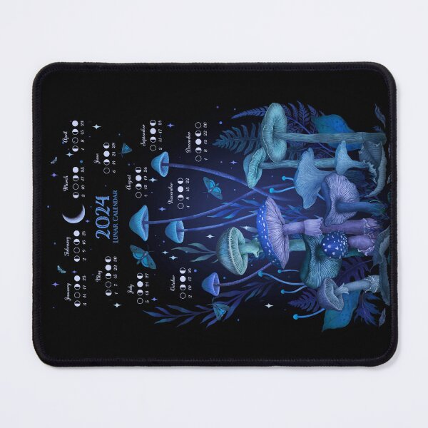 Item preview, 2024 Enchanting Mushrooms Luna Calendar designed and sold by episodicDrawing.