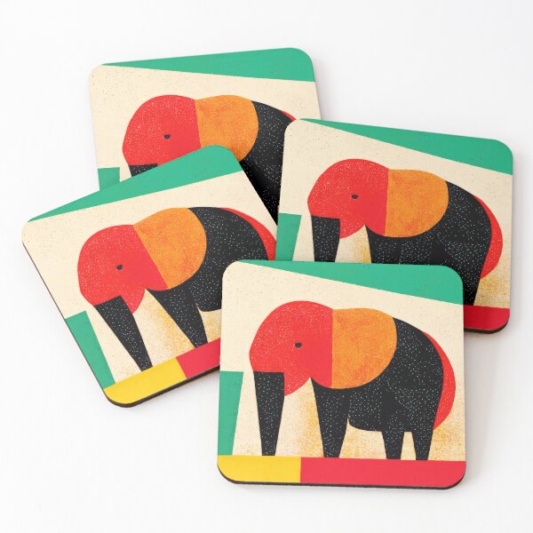 Item preview, Explore Simplistic & Minimalistic African Elephant Art designed and sold by ArtificialGenes.