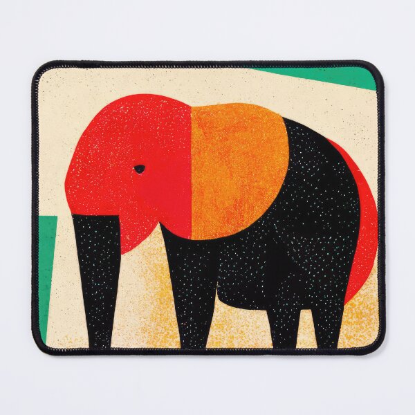 Item preview, Explore Simplistic & Minimalistic African Elephant Art designed and sold by ArtificialGenes.