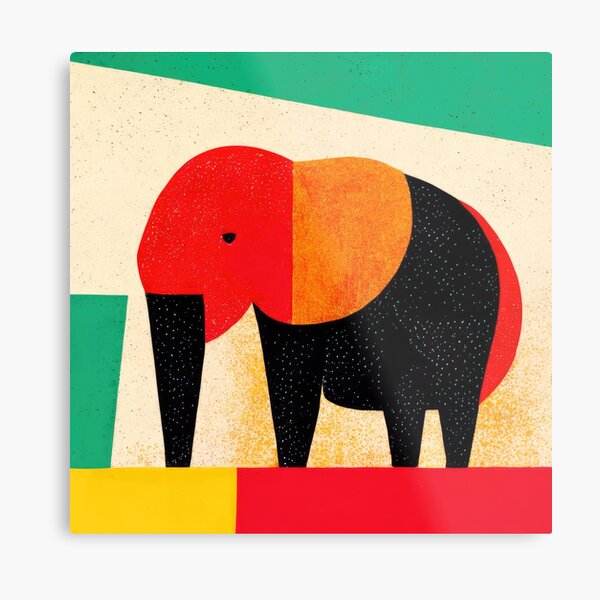 Item preview, Explore Simplistic & Minimalistic African Elephant Art designed and sold by ArtificialGenes.