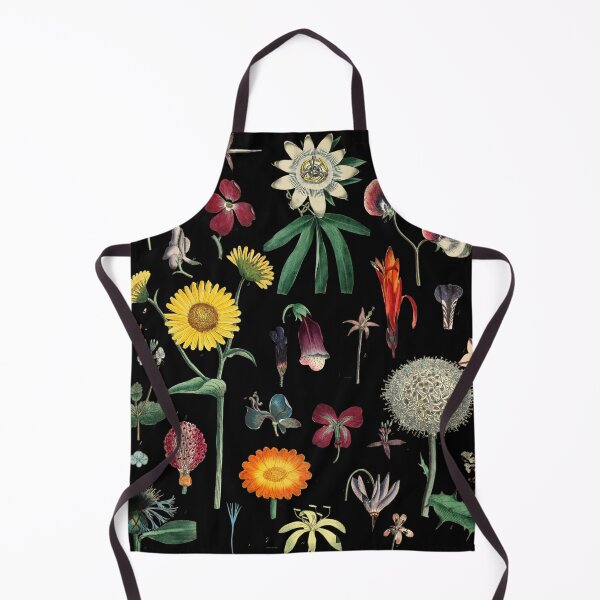 Item preview, Éclat Botanique Collection Vintage modern 1799 Floral Garden Pattern Dark designed and sold by Coastal Garden Design Studio.
