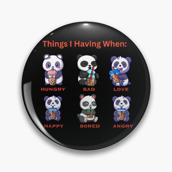 Item preview, Panda drinking Bubble Boba Tea designed and sold by richmonkey.