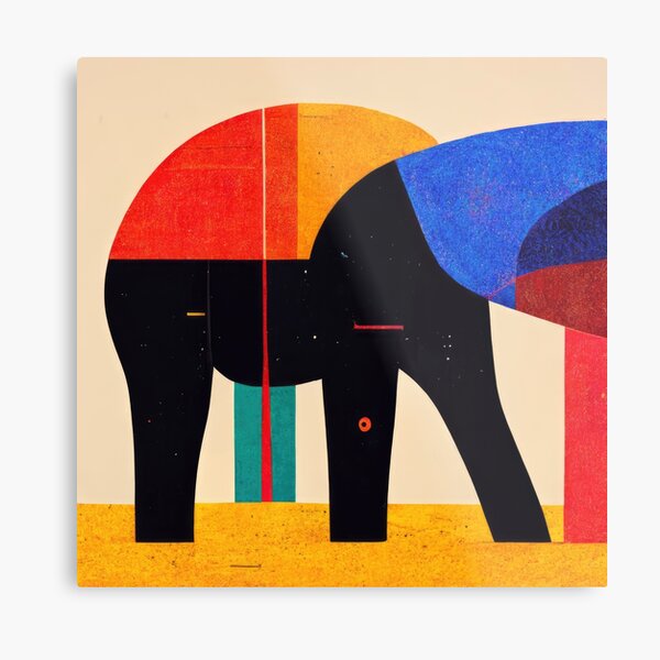 Item preview, Explore Simplistic & Minimalistic African Elephant Art designed and sold by ArtificialGenes.