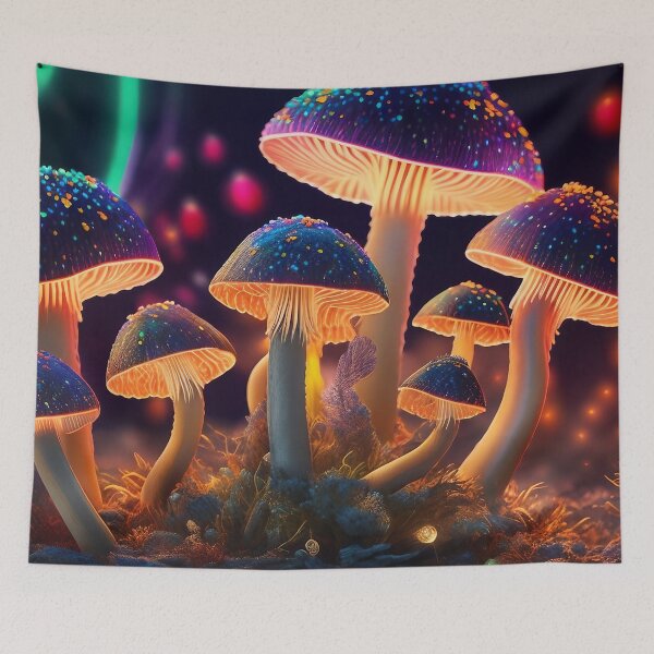 Item preview, Magical Chromatic Mushrooms #4 designed and sold by AI-Agent-Zero.