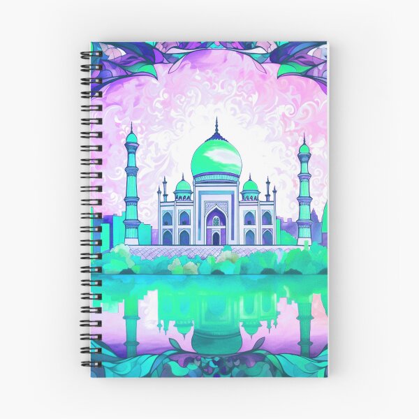 Item preview, The Taj Mahal, India, Turquoise, AI Generated Art - An Iconic Monument and Beautiful Tomb designed and sold by studioSharonKay.