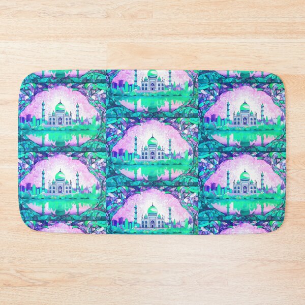 Item preview, The Taj Mahal, India, Turquoise, AI Generated Art - An Iconic Monument and Beautiful Tomb designed and sold by studioSharonKay.