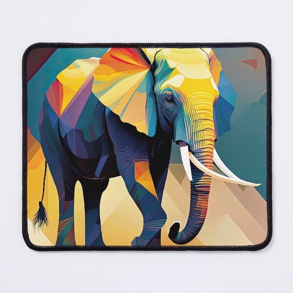 Item preview, Explore Simplistic & Minimalistic African Elephant Art designed and sold by ArtificialGenes.