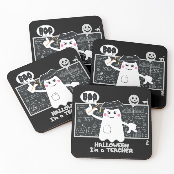 Item preview, BOO Lady Teacher vestida como FANTASMA - lindo Halloween designed and sold by ArtProjectShop.