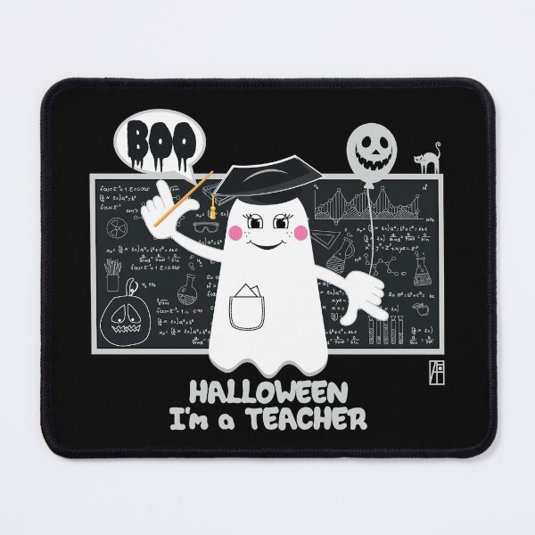 Item preview, BOO Lady Teacher dressed as a GHOST - cute Halloween designed and sold by ArtProjectShop.