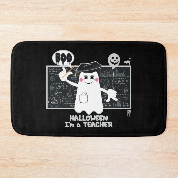 Item preview, BOO Lady Teacher dressed as a GHOST - cute Halloween designed and sold by ArtProjectShop.