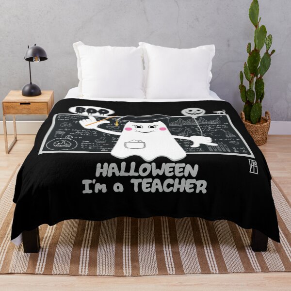 Item preview, BOO Lady Teacher dressed as a GHOST - cute Halloween designed and sold by ArtProjectShop.