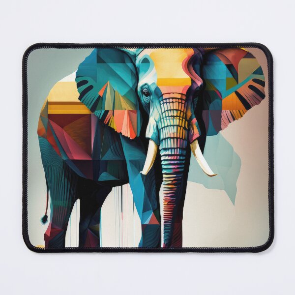 Item preview, Explore Simplistic & Minimalistic African Elephant Art designed and sold by ArtificialGenes.