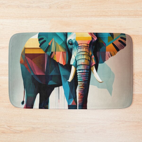 Item preview, Explore Simplistic & Minimalistic African Elephant Art designed and sold by ArtificialGenes.