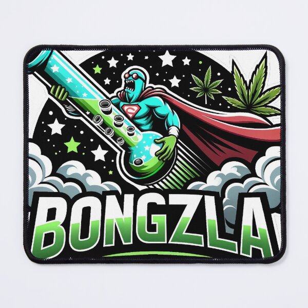 Item preview, Bongzilla's Return - Stoner Metal Artwork designed and sold by The-Library.