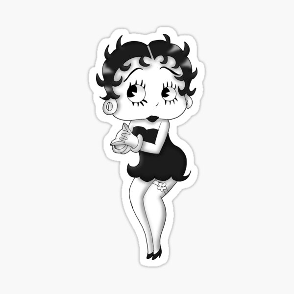 Betty Boop x Dodgers Sticker for Sale by Kiewy Design by Jenny Weik