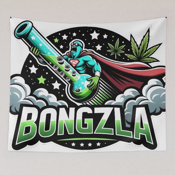 Item preview, Bongzilla's Return - Stoner Metal Artwork designed and sold by The-Library.