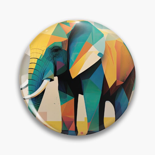 Item preview, Explore Simplistic & Minimalistic African Elephant Art designed and sold by ArtificialGenes.