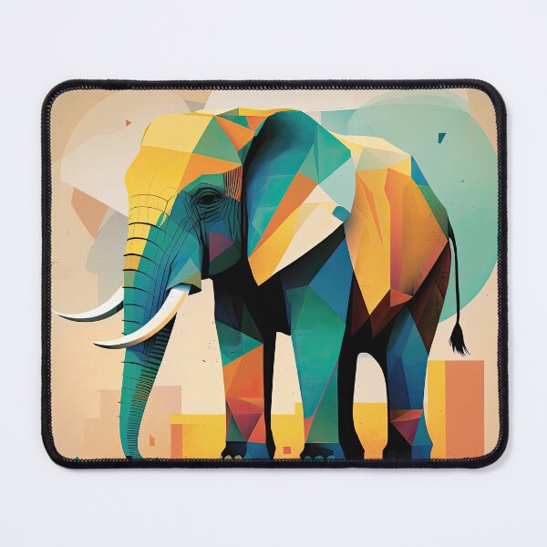 Item preview, Explore Simplistic & Minimalistic African Elephant Art designed and sold by ArtificialGenes.