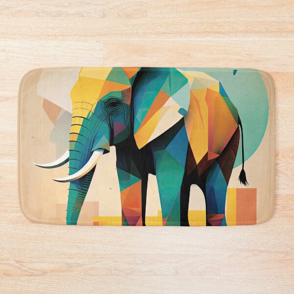 Item preview, Explore Simplistic & Minimalistic African Elephant Art designed and sold by ArtificialGenes.