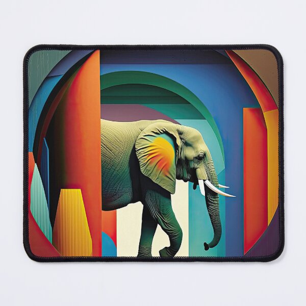 Item preview, Explore Simplistic & Minimalistic African Elephant Art designed and sold by ArtificialGenes.