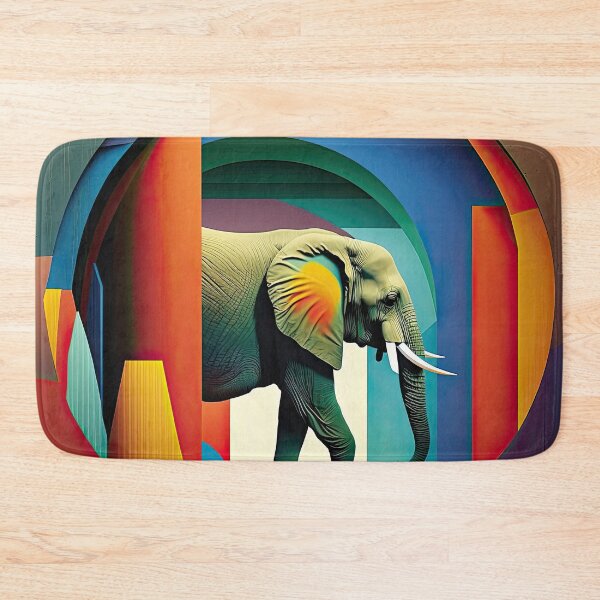 Item preview, Explore Simplistic & Minimalistic African Elephant Art designed and sold by ArtificialGenes.
