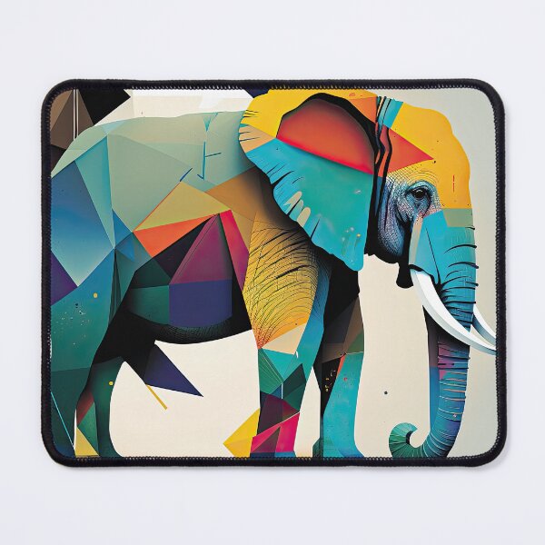 Item preview, Explore Simplistic & Minimalistic African Elephant Art designed and sold by ArtificialGenes.