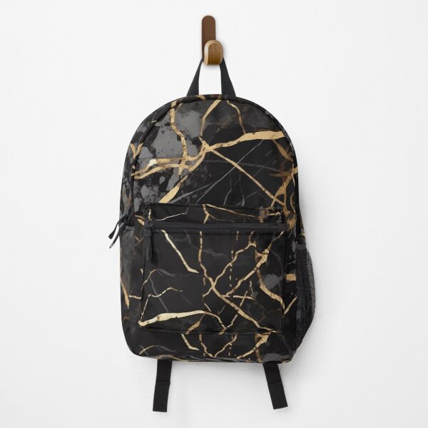 Item preview, Black and Gold Marble Abstract Pattern designed and sold by Blue-Banana.