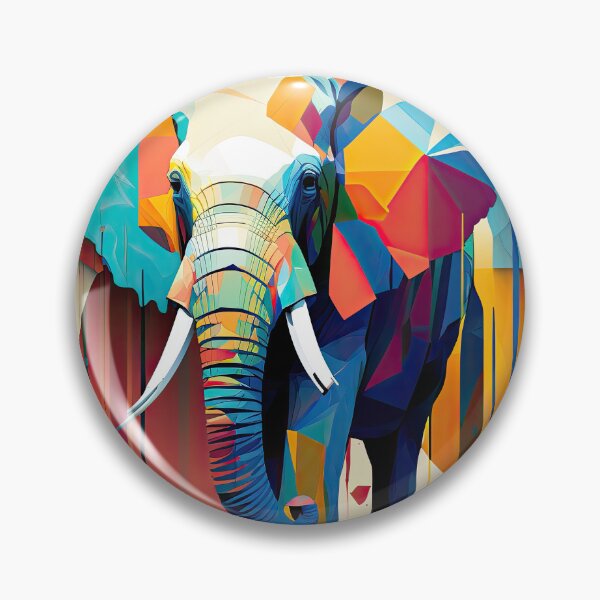 Item preview, Explore Simplistic & Minimalistic African Elephant Art designed and sold by ArtificialGenes.