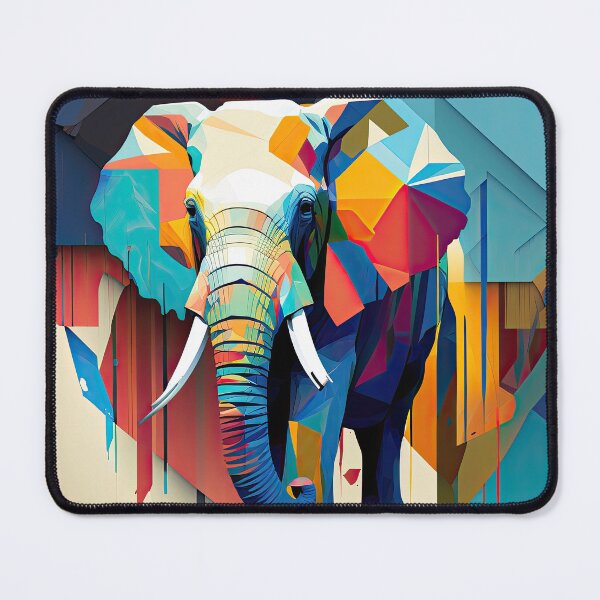Item preview, Explore Simplistic & Minimalistic African Elephant Art designed and sold by ArtificialGenes.