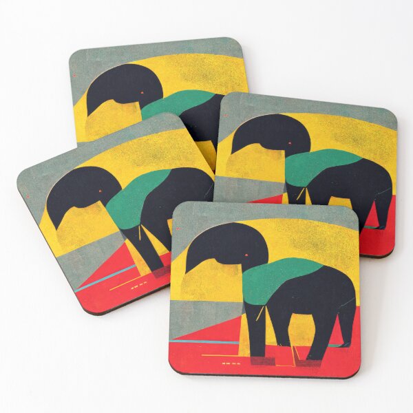 Item preview, Explore Simplistic & Minimalistic African Elephant Art designed and sold by ArtificialGenes.