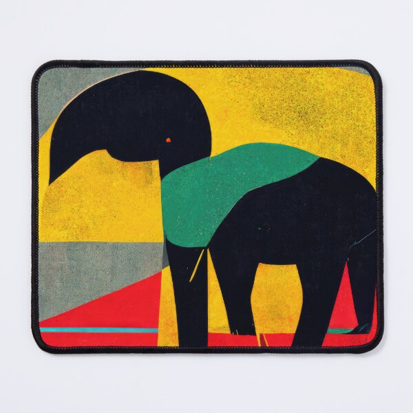 Item preview, Explore Simplistic & Minimalistic African Elephant Art designed and sold by ArtificialGenes.